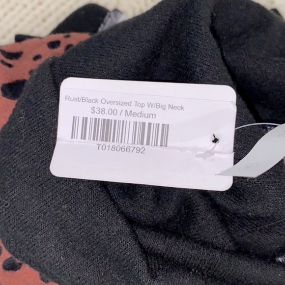 HONEYME knit sweater leopard print size medium new with tags - Picture 5 of 6